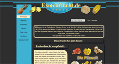 Desktop Screenshot of exotenfrucht.de