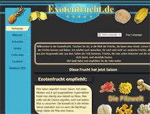 Tablet Screenshot of exotenfrucht.de